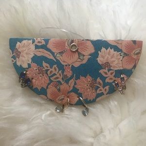 Anthropologie earrings set (blue/red)